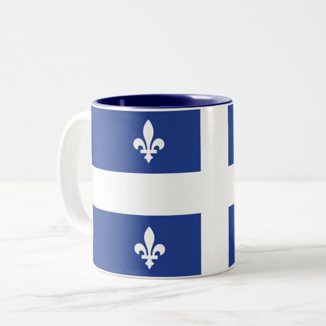 Combo Mug Of Quebec Flag (Front Left)