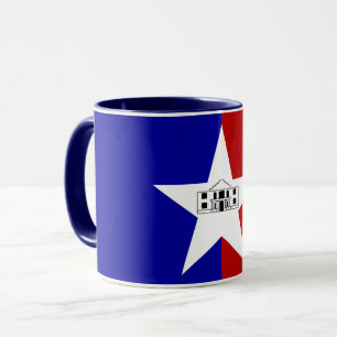 Combo Mug with flag of San Antonio