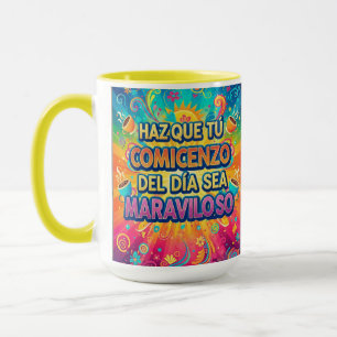 Combo Mug with “Make Your Day Start” Design