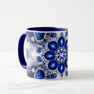 Combo Mug with White Blue Colours