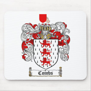 COMBS FAMILY CREST -  COMBS COAT OF ARMS MOUSE PAD