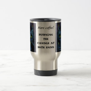 combustion de la tasse de café de bougie