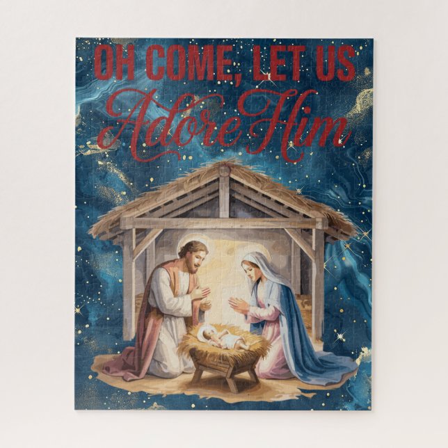 Come Adore Him Puzzle (Vertical)