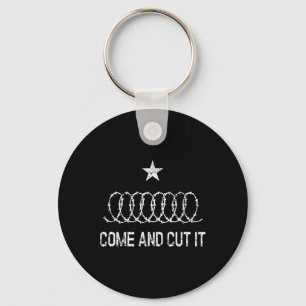 Come And Cut It Texas Conservative Republican Keychain