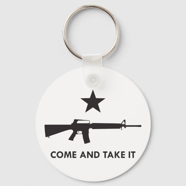 Come and take it! (AR15) Keychain (Front)