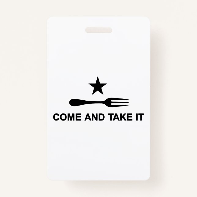 Come and Take It Badge (Back)