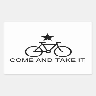 Come and Take It Bicycle Sticker