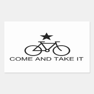 Come and Take It Bicycle Sticker