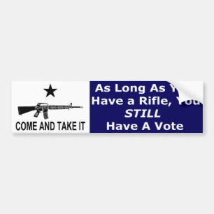 Come And Take It Bumper Sticker