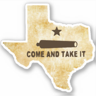 Come and Take It Cannon on Texas Vintage style