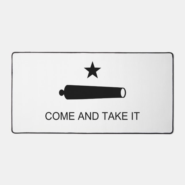 Come and take it Flag Desk Mat (Front)
