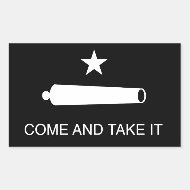 Come and Take It Flag (Reversed) Sticker (Front)