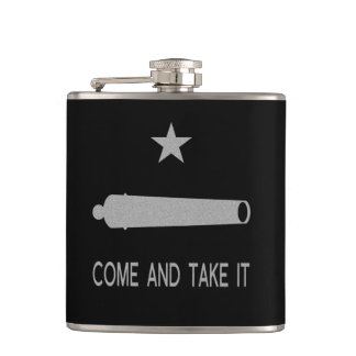 Come and Take It Flag ~ Texas Hip Flask