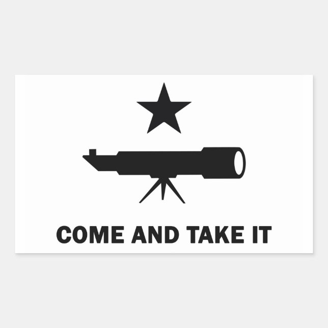 "Come and Take It" for Scientists Sticker (Front)