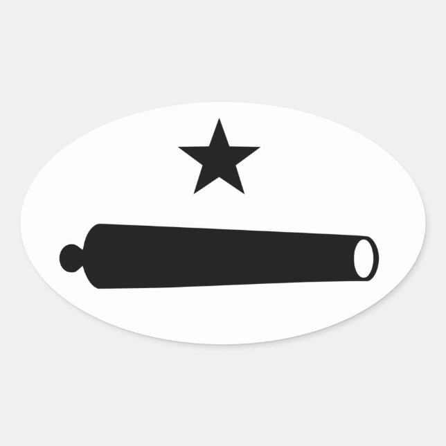 Come and take it Logo (TX) Oval Sticker (Front)