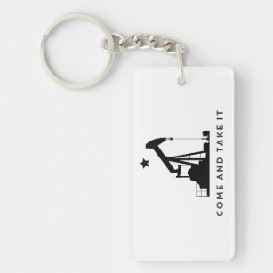 Come and Take it, Pumpjack Key Chain - Texas Oil