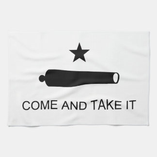 Come And Take It Texas Flag Battle of Gonzales Kitchen Towel