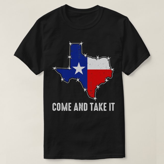 Come And Take It Texas T-Shirt (Design Front)