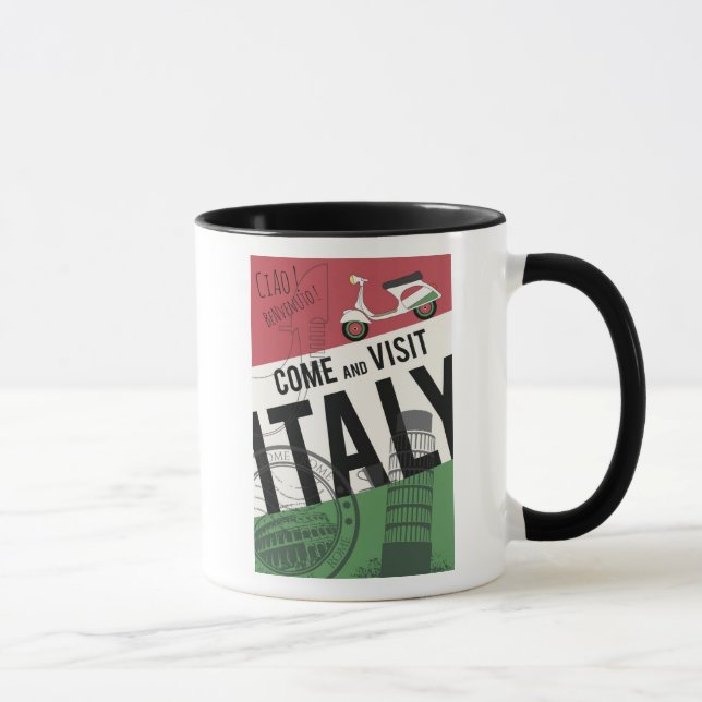 Come and Visit Italy Mug (Right)