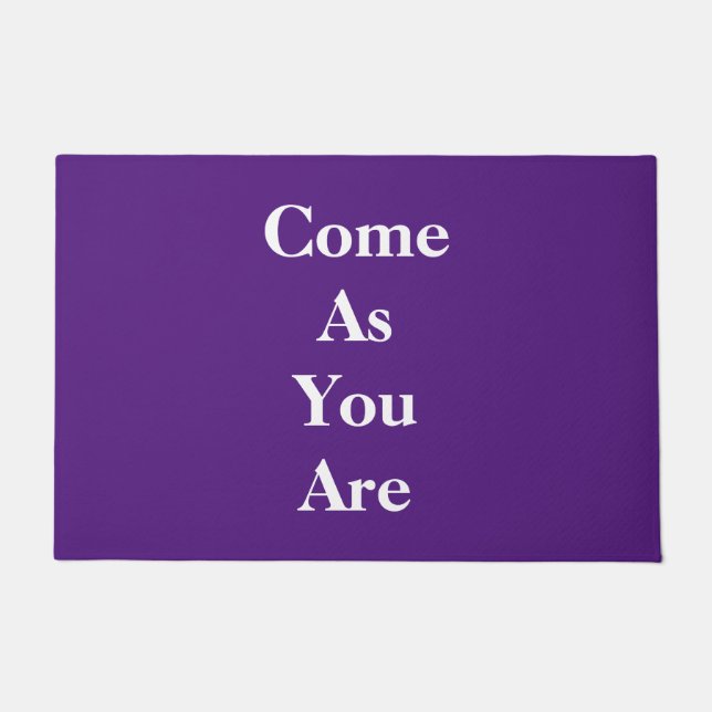 Come As You Are Doormat (Front)
