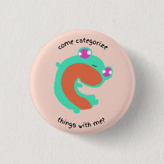 come categorize things with me 1 inch round button