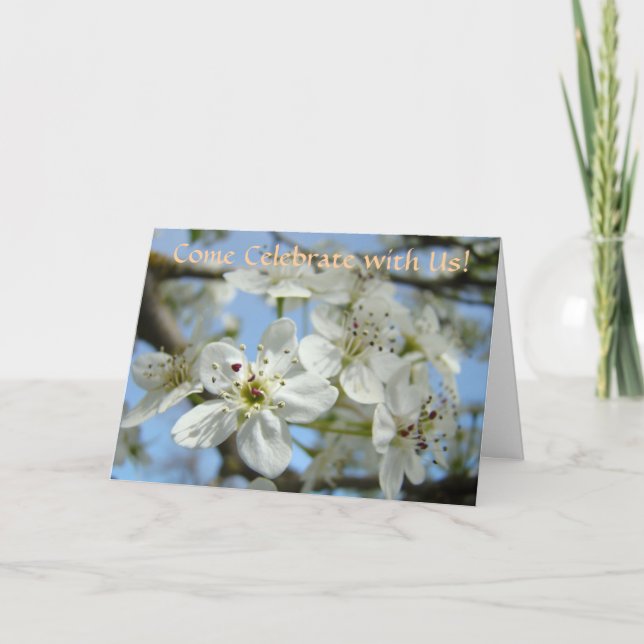 Come Celebrate with Us! Getting Married Save Date Announcement (Front)