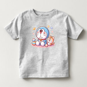 Come Come Cat And Doraemon Toddler T-shirt
