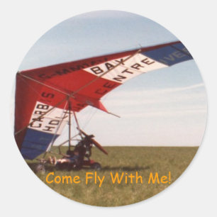 'Come Fly With Me!' Sticker
