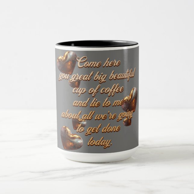 "Come here..." Customizable Mug (Center)