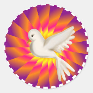 Come Holy Ghost, Creator Blest.... Classic Round Sticker