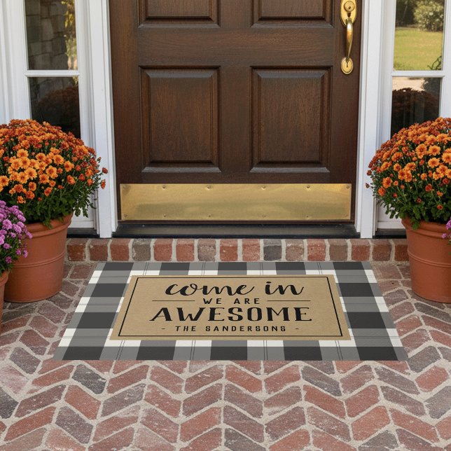 Come In, We Are Awesome Personalized Doormat (Creator Uploaded)