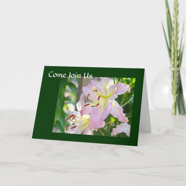 Come Join Us... custom cards Events Invitations (Front)