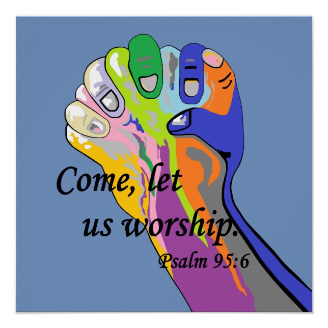 Come Let Us Worship Poster (Front)