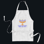 Come On Baby, Light My Fire Standard Apron<br><div class="desc">Celebrate Hanukkah in humourous style this year with this funny Judaism design- "Come On Baby, Light My Fire!" Features a lighted menorah.</div>