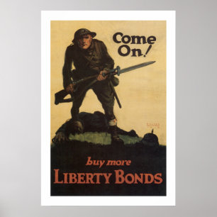 Come On! - buy more Liberty Bonds Poster