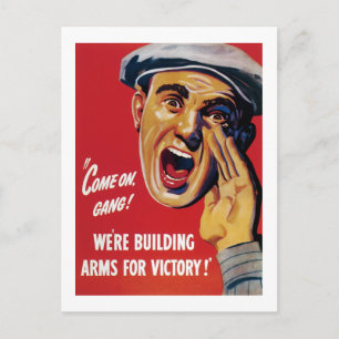 Come On Gang! Postcard