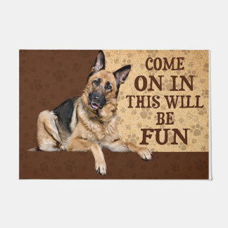Come On In This Will Be Fun Mat, Dog Doormat
