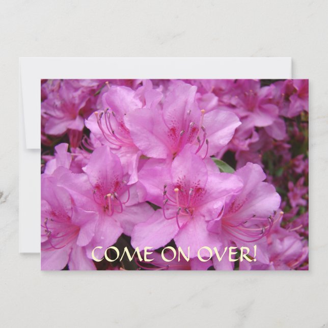COME ON OVER! Invitations Parties Dinners Events (Front)
