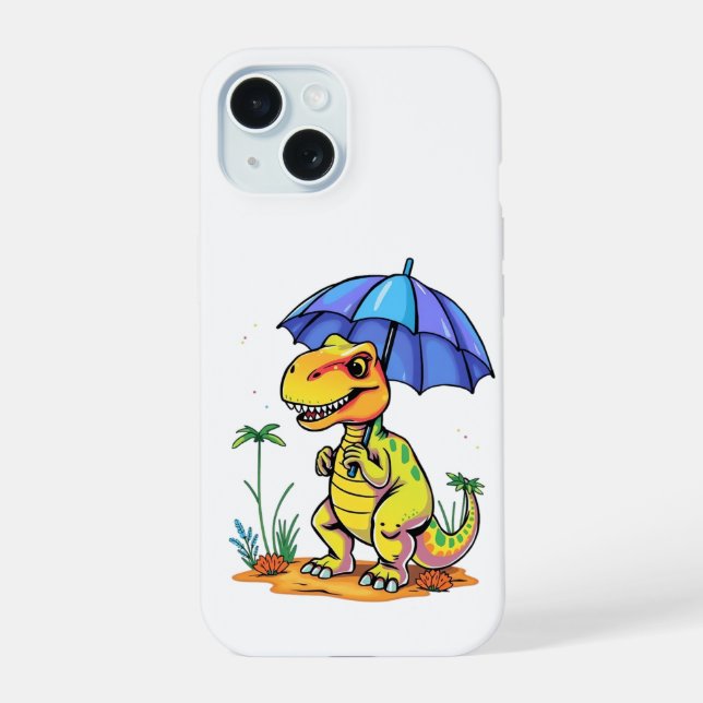 Come On Rain iPhone 15 Case (Back)
