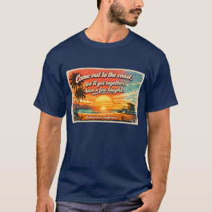 Come Out to the Coast Men's Dark T-Shirt
