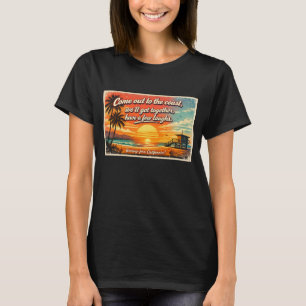 Come Out to the Coast Women's Dark T-Shirt 