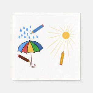 Come Rain or Shine Napkin