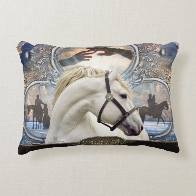 Come Ride With Me Accent Pillow (Front)