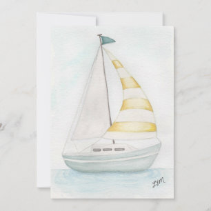Come Sail Away Holiday Card