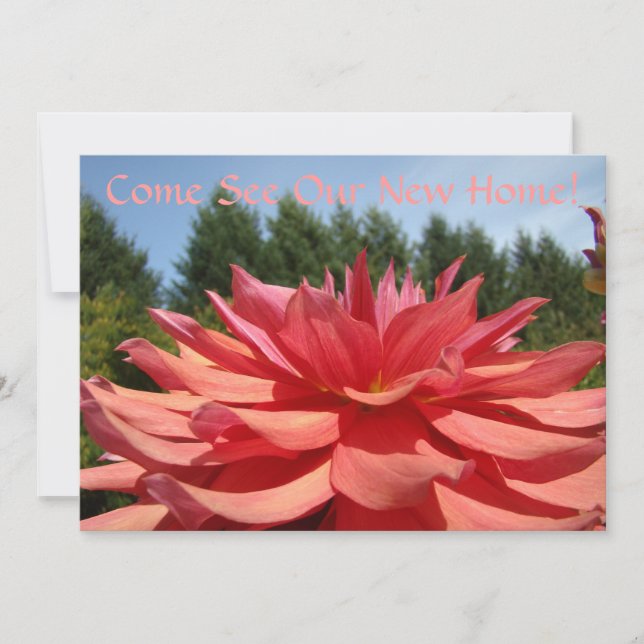 Come See Our New Home Custom Invitations (Front)