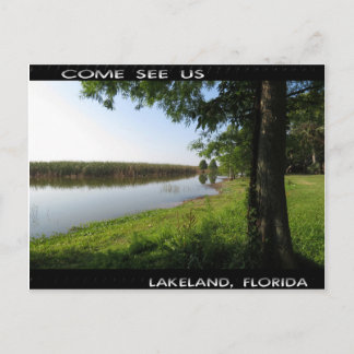 Come see us, Lakeland FL Postcard