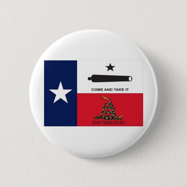 come take it 2 inch round button (Front)