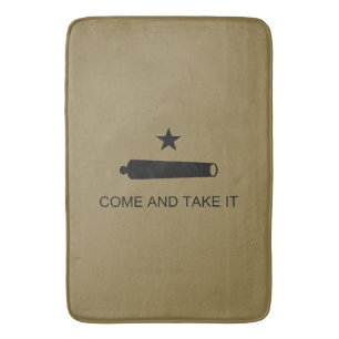 Come & Take It! Texas State battle Flag Bath Mat