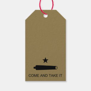 Come & Take It! Texas State battle Flag Gift Tags