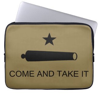Come & Take It! Texas State battle Flag Laptop Sleeve